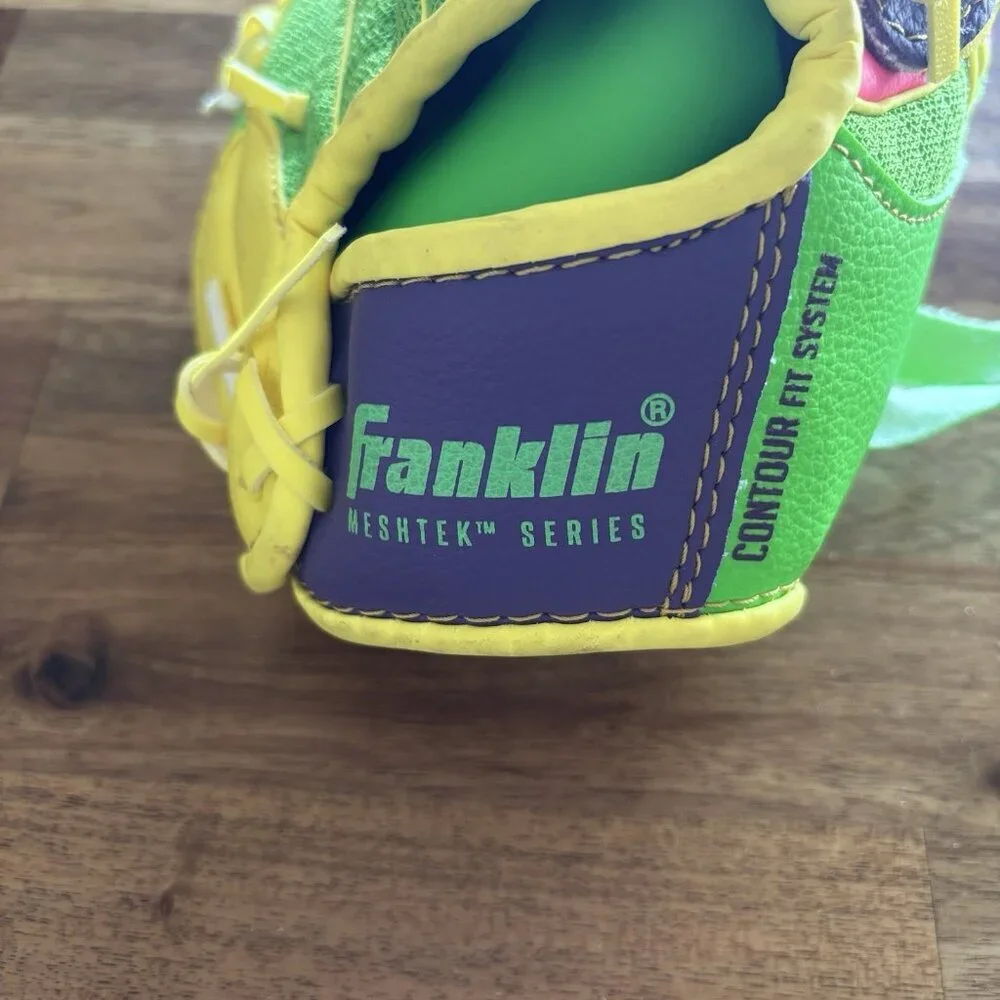 Franklin Girls baseball Glove Mesh Tek 9.5 22814 Multicolored RHT Youth Sports